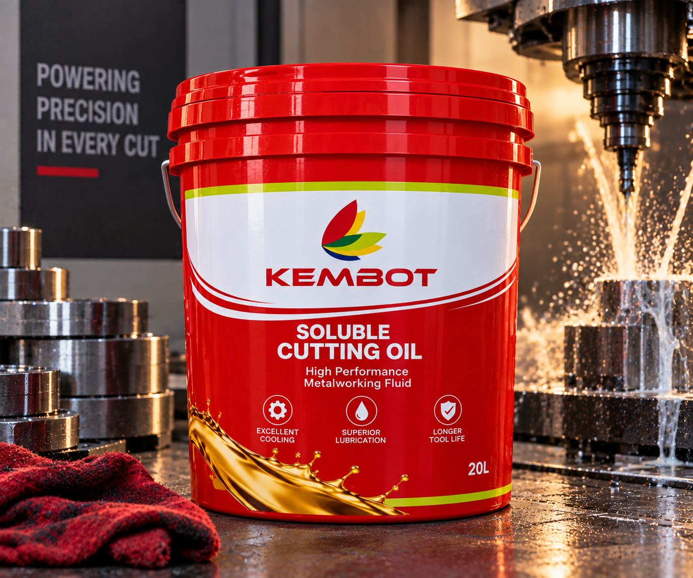 Soluble Cutting Oil - KEMBOT SOL XL / SUPERCOOL - S